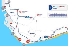 The route of the Great South Run 2024