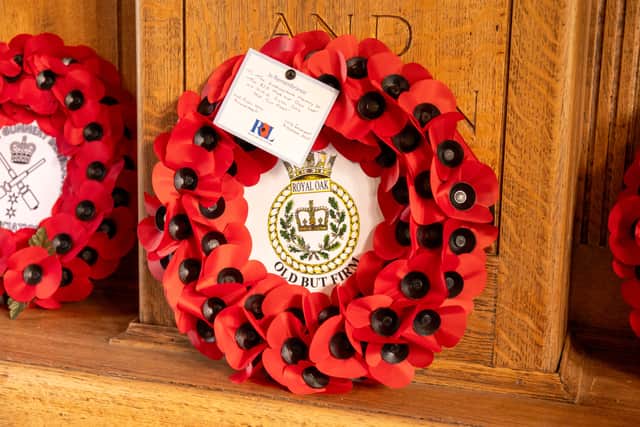 Wreaths honouring HMS Royal Oak and those who lost their lives will be laid during the 85th anniversary service.