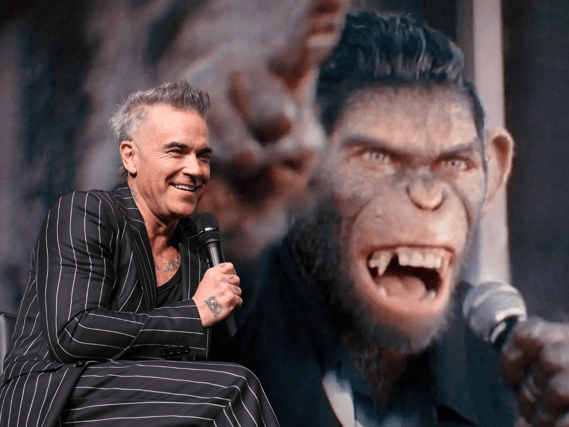 The first trailer for Better Man, the biopic about Robbie Williams, has been released - with the former Take That singer taking on the role of himself... as a monkey.