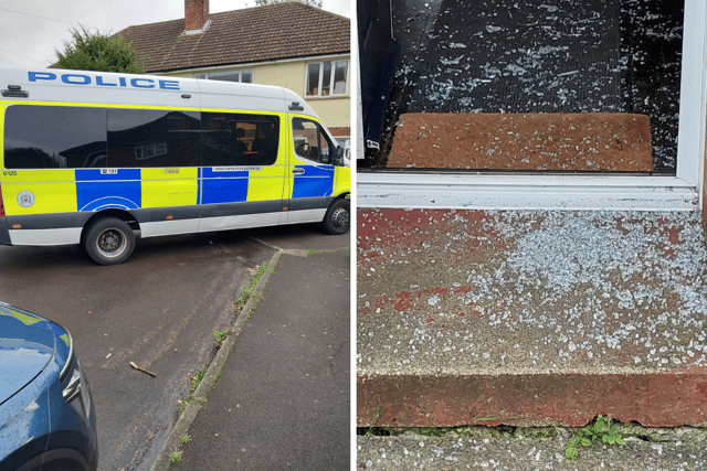 Police carried out a drugs raid at an address in Holly Close, Park Gate, Fareham, in the early hours of today (October 2).