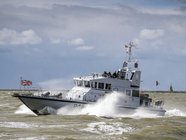 HMS Exploit and HMS Blazer, two Portsmouth ships, have been seen "causing havoc" in the North Sea and disrupting European ships.