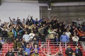 The 1,721 travelling Pompey faithful were at their indomitable best as they earned plaudits for their unrelenting back amid the Stoke City thrashing.