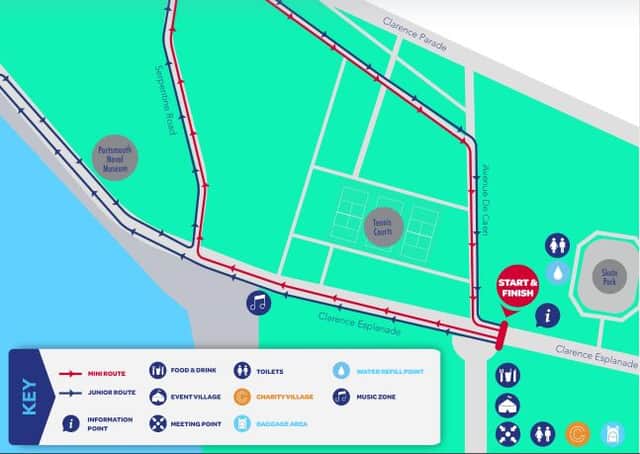 Great South Run 2023 - mini routes
