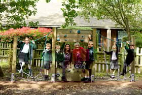 Whiteley Primary School has received an outstanding Ofsted report.


Pictured is: (l-r) Mia Lucas, Alfie Bord, Finley Rutledge, Kate Bolton, deputy headteacher, Lesley Pennington, headteacher, Tommy Holloway, Elsie Youngs and Esme Monk.

Picture: Sarah Standing (031024-7054)