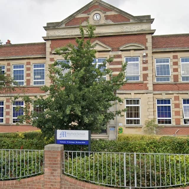 Police attended Mayfield School on Thursday, October 3 after four males entered the grounds in balaclavas.