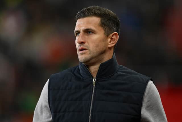 Pompey head coach John Mousinho has had to contend with a terrible injury list in recent seasons. Picture: Gareth Copley/Getty Images