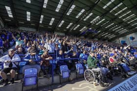Pompey fans backed their team with a forceful Fratton atmosphere once again as they faced Oxford United.