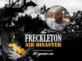 David Madden (inset) was interviewed for a new documentary about the Freckleton Air Disaster, where he watched most of his classmates get killed 80 years ago.