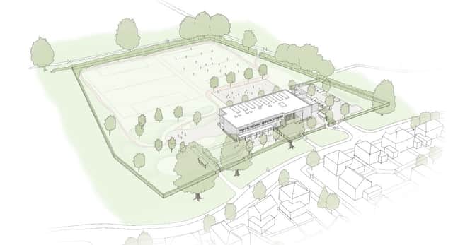 The new 'Berewood South' primary school at Waterlooville