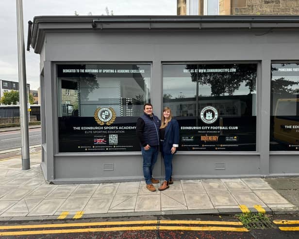 Danny and Charlotte Bohannan were unveiled as the new owners of Edinburgh City FC in Scottish League Two