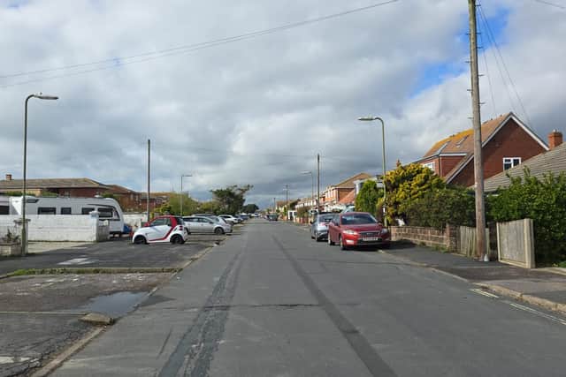 The mini "tornado" reportedly hit Hayling Island last night during a weather warning.