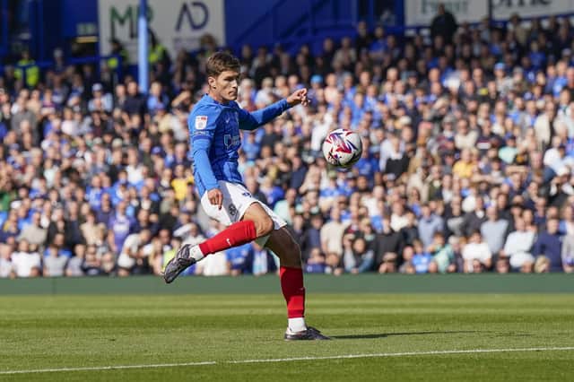 West Ham loanee Freddie Potts has impressed John Mousinho since breaking into Pompey's side. Picture: Jason Brown/ProSportsImages
