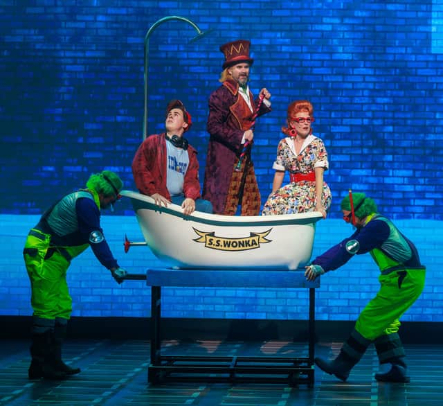 Fantastic staging at the Kings Theatre's production of Charlie and the Chocolate Factory. Picture by Steve Spurgin