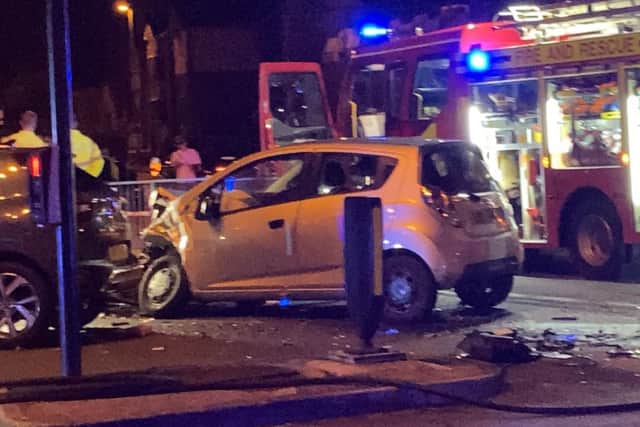 Emergency services responded to a collision in Gosport. 



Picture Credit: Jack Urquhart