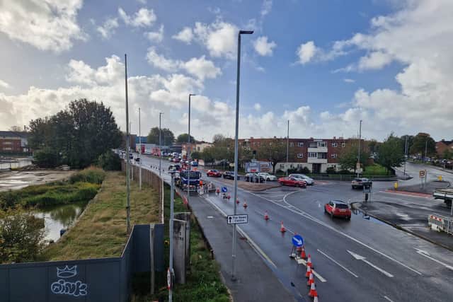 The lane closures in the area have been ongoing since the investigation work began more than a year ago