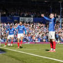 Pompey striker Mark O'Mahony has admitted he's never experienced anything like Fratton Park. Pic: Jason Brown/ProSportsImages