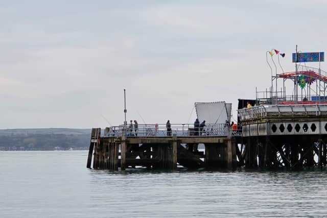 Rumours have been speculating that Ryan Gosling is in town to film scenes for a brand new film as a film set has been spotted at South Parade Pier.