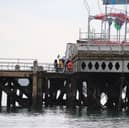 Ryan Gosling has been spotted filming on South Parade Pier this morning. 