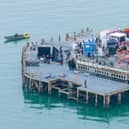 South Parade Pier has been transformed into a film set as A-listers including Ryan Gosling and Sandra Huller shoot scenes for Project Hail Mary. 

Picture: Marcin Jedrysiak 