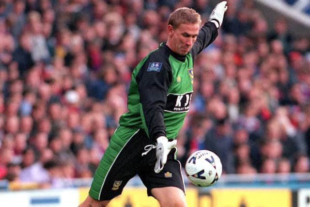 Alan Knight in action during his 801 appearances for Pompey. Picture: Pete Langdown