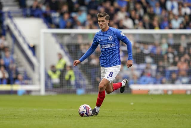 Freddie Potts has started the last four matches for Pompey. Picture: Jason Brown/ProSportsImages