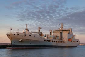 RFA Tidespring has carried out replenishment at sea tasks with HMS Prince of Wales and HMS Iron Duke during Exercise Strike Warrior, with the Royal Navy issuing a statement following criticism from The Daily Telegraph for using foreign ships to refuel their ships.
