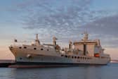 RFA Tidespring has carried out replenishment at sea tasks with HMS Prince of Wales and HMS Iron Duke during Exercise Strike Warrior, with the Royal Navy issuing a statement following criticism from The Daily Telegraph for using foreign ships to refuel their ships.