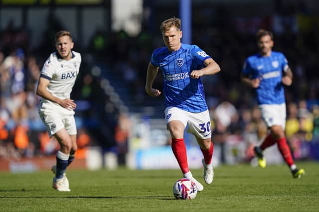 Matt Ritchie appeared off the bench in Pompey's 1-1 draw with Oxford United. Picture: Jason Brown/ProSportsImages