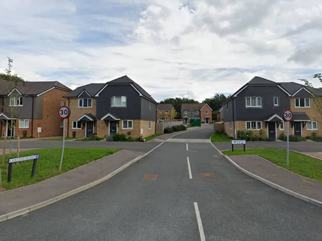 One of the thefts took place in Collins Road, Horndean.
