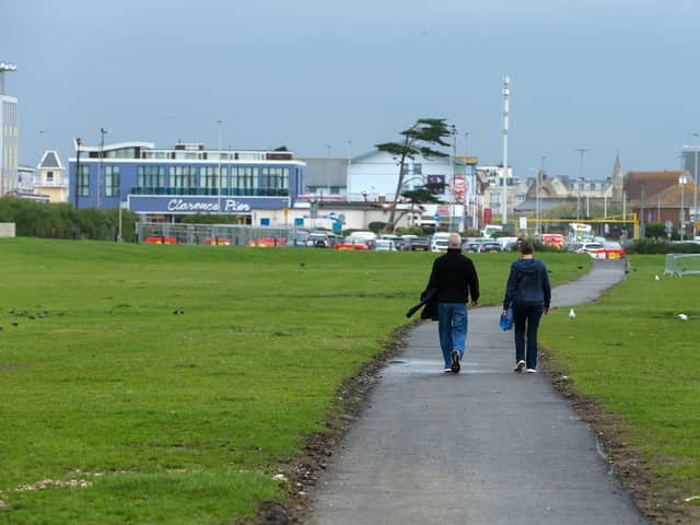 A second layer of tarmac is being added to the temporary footpath across Southsea Common to make it useable