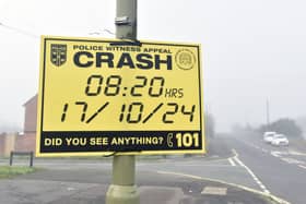 Gregson Avenue in Gosport, where a road traffic incident took place on Thursday, October 17, 2024. Picture: Sarah Standing (181024-3634)