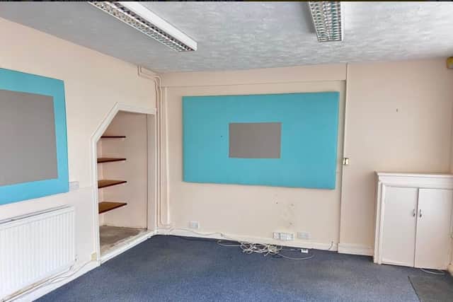 This development is up for auction with a guide price of £500,000.