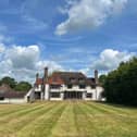The listing says: "The property now offers the opportunity for refurbishment and repair to potentially create an impressive family house with extensive accommodation and combined with renovation of the mature grounds including potential reinstatement of the tennis court and swimming pool and enhancements of the nearby paddock and land." 