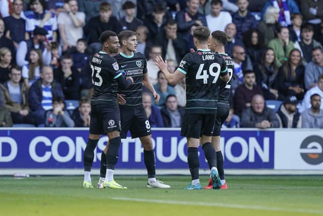 Freddie Potts scored his one and only goal for Pompey in the Blues’ first win back in the Championship.