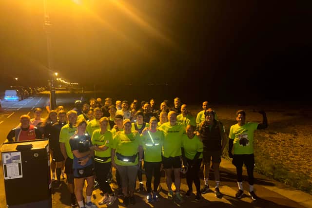 United Minds and Team Basecamp set off at 6am in Eastney to beat the weather.