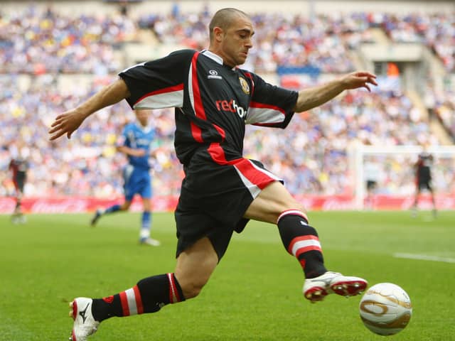 Cardiff City interim boss Omer Riza nearly became Pompey's first £1m player 25 years ago - here's Riza in his playing days for Shrewsbury in 2009. Pic: Getty