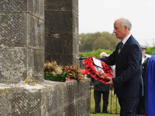 A service to commemorate Trafalgar Day and the life of Admiral Lord Nelson took place on Monday, October 21, 2024 at Nelson Monument on Portsdown Hill.