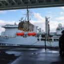 A major Royal Fleet Auxiliary shipbuilding project is set to go ahead as planned despite concerns regarding the force and one of the shipbuilders constructing the vessels. The aim is to bolster HMS Queen Elizabeth and HMS Prince of Wales, the Queen Elizabeth-class carriers. Pictured: Stores are passed between RFA Fort Victoria and HMS Queen Elizabeth.