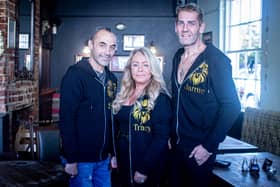 The Golden Lion, Fareham is believed to be haunted after the new owners started noticing starnge occurences. 

Pictured: Co-owners Steve Jewell, Tracy Fell and Jamie Jewell at The Golden Lion, Fareham

Picture: Habibur Rahman