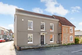 This home comes with three bedrooms, two bathrooms and two reception rooms. 