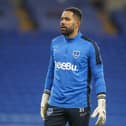 Pompey keeper Jordan Archer. Pic: Jason Brown/ProSportsImages