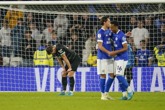 Pompey slipped to the bottom of the Championship following Tuesday night's 2-0 defeat at Cardiff. Picture: Jason Brown/ProSportsImages