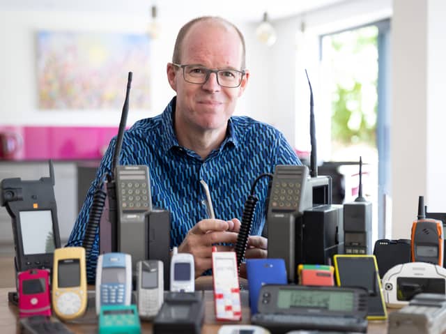 Ben Wood, founder of Mobile Phone Museum. Photo: Supplied