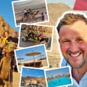The joys of Sharm El Sheikh, Egypt, with Liam Kennedy and Tui. (pic by Dominic Scurr).