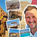 The joys of Sharm El Sheikh, Egypt, with Liam Kennedy and Tui. (pic by Dominic Scurr).