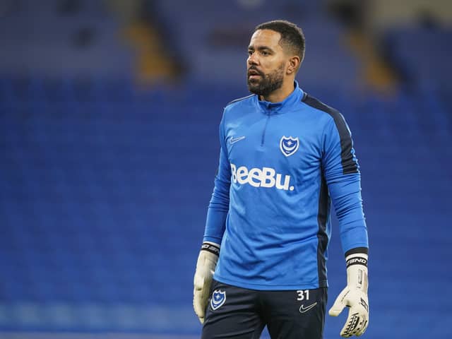 Pompey keeper Jordan Archer