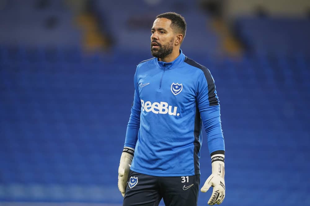 Pompey keeper Jordan Archer