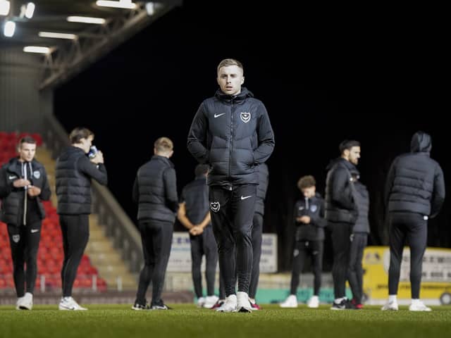 Former Pompey midfielder Joe Morrell