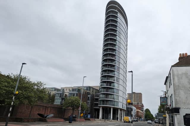 Admiralty Tower in Queen Street, Portsmouth.
