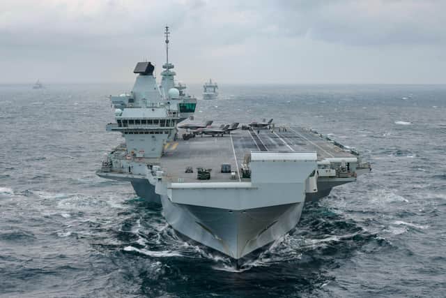HMS Prince of Wales will be returning to Portsmouth after Exercise Strike Warrior came to an end, with HMS Prince of Wales working alongside American, RAF and Royal Fleet Auxiliary forces, Two Carrier Strike groups come together. UK Carrier Strike Group and Carrier Strike Group-8 position in close to for a task force photograph with USS Harry S Truman.